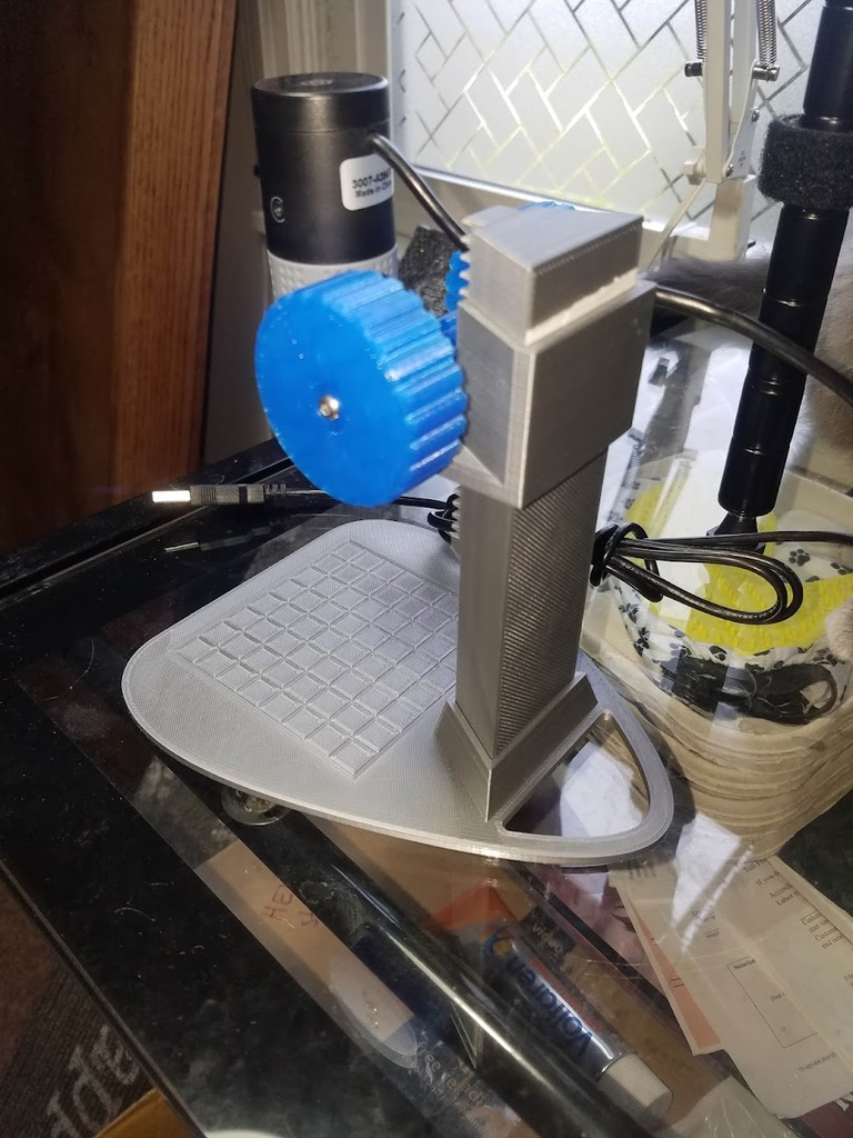 USB Microscope Stand by D.McReynolds Download free STL model