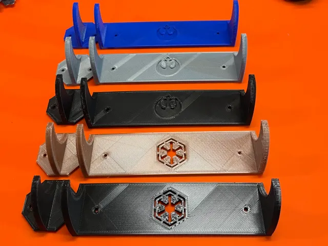 Light saber wall mount