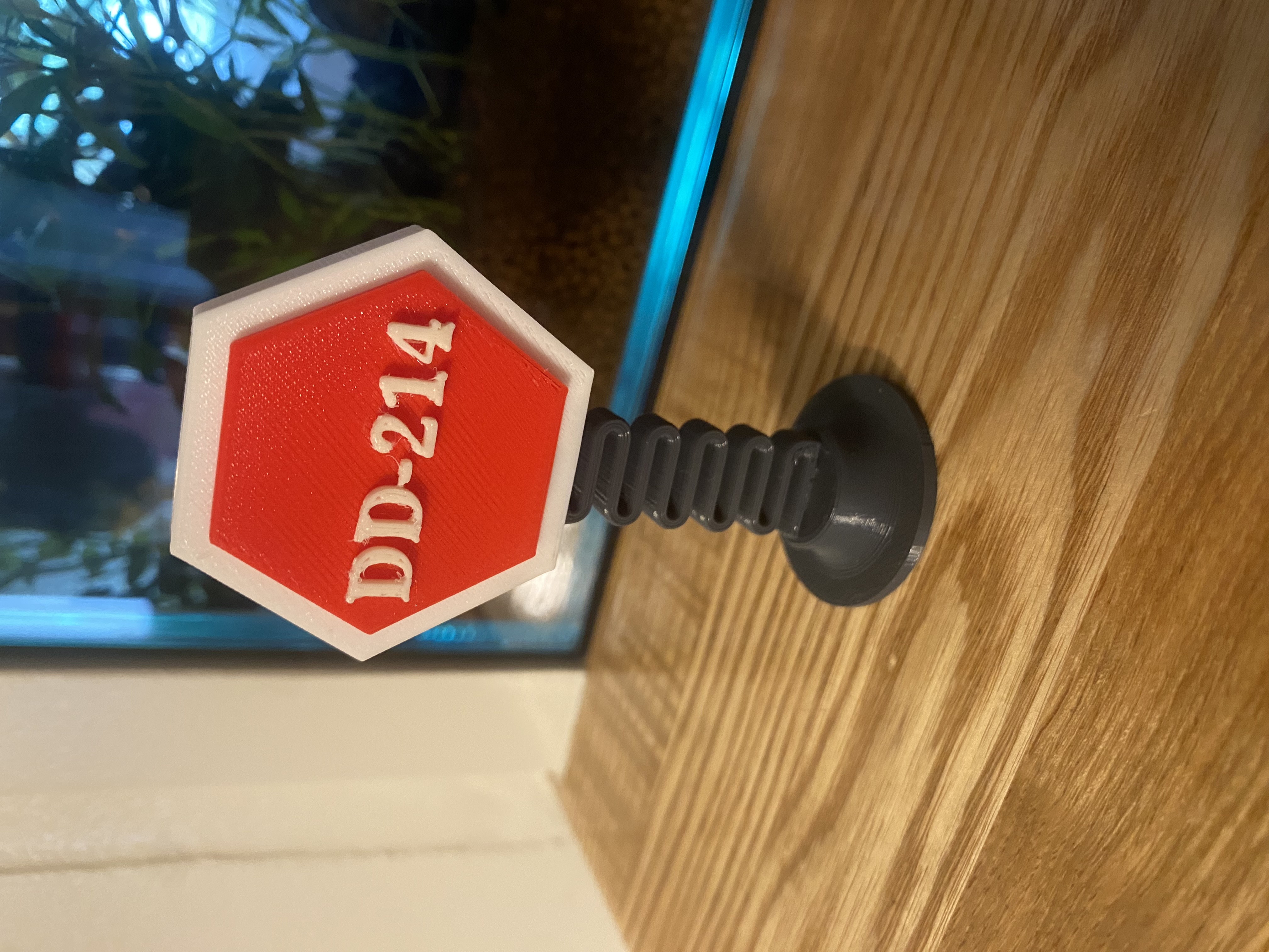 DD-214 Stop Sign