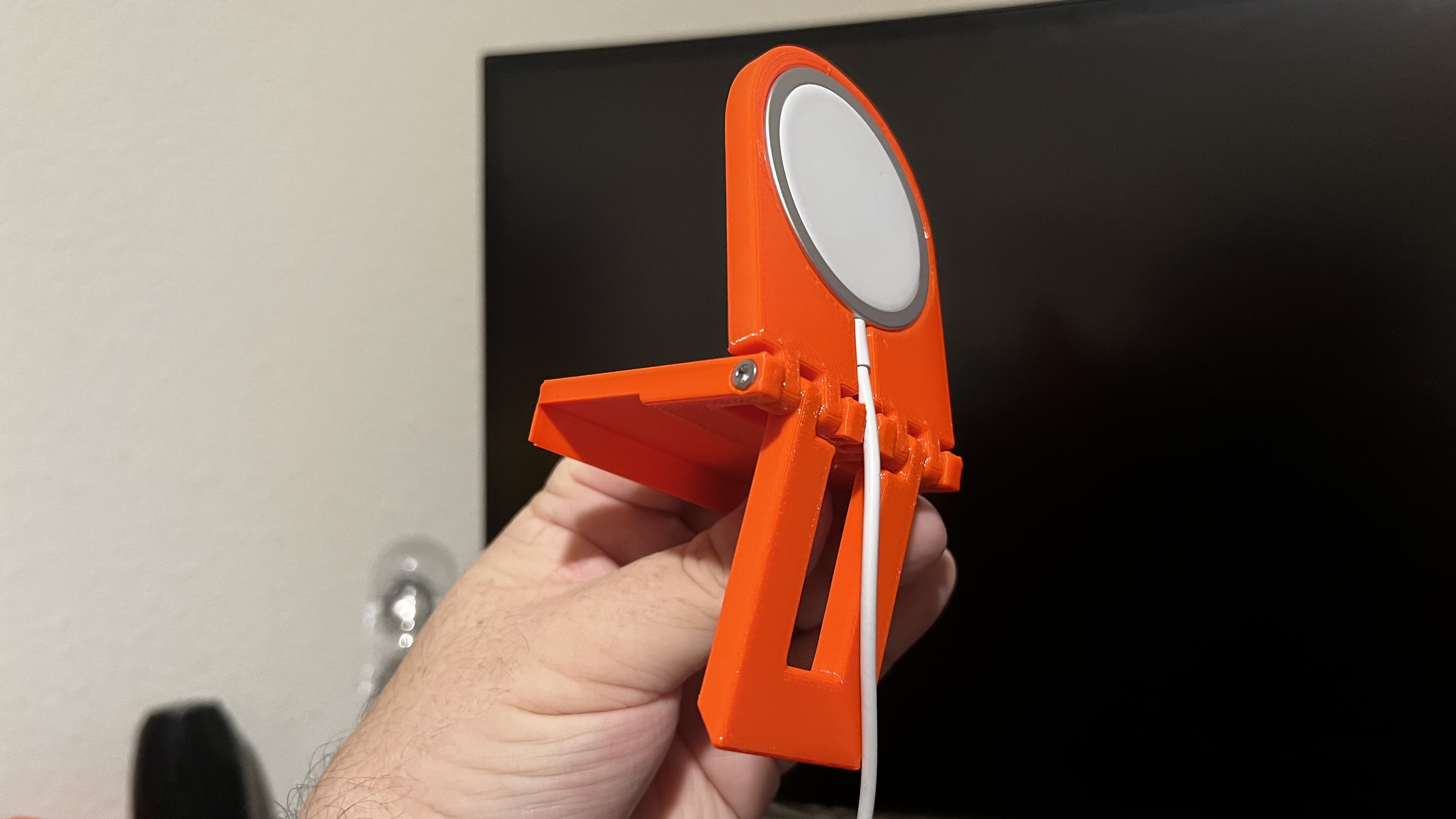 iPhone MagSafe Monitor Mount by Nate Cox Download free STL model