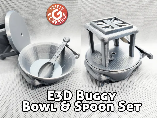 E3D Buggy ~ Bowl & Spoon Set
