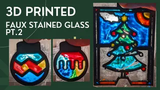 Stained Glass Copper Tape Holder by Simple3D, Download free STL model