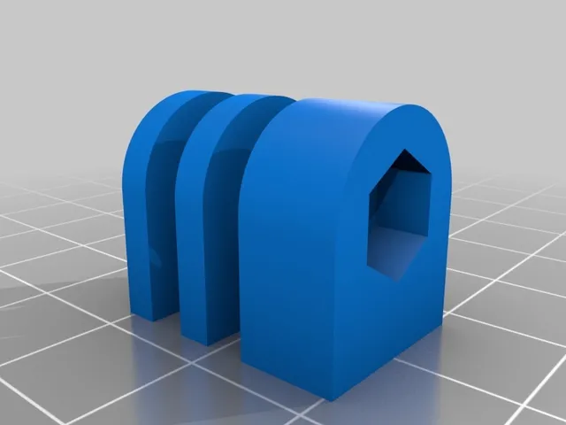 Basic GoPro Mount - OpenSCAD