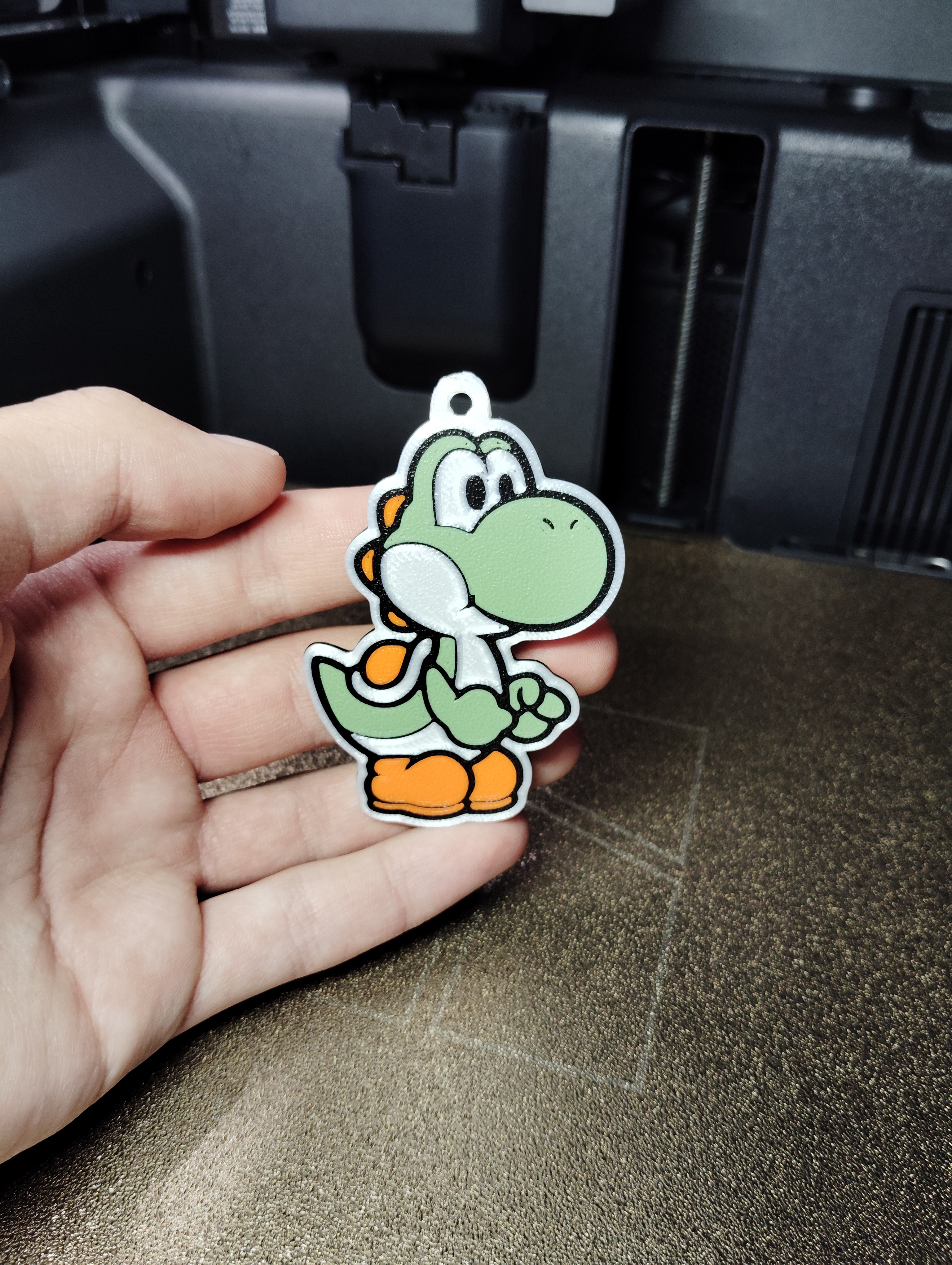 Yoshi Keychain | Multi-Color 3D Printable Charm