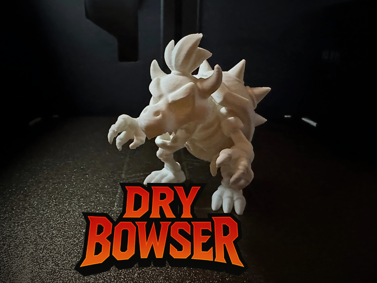 Dry Bowser – Bone King Statue
