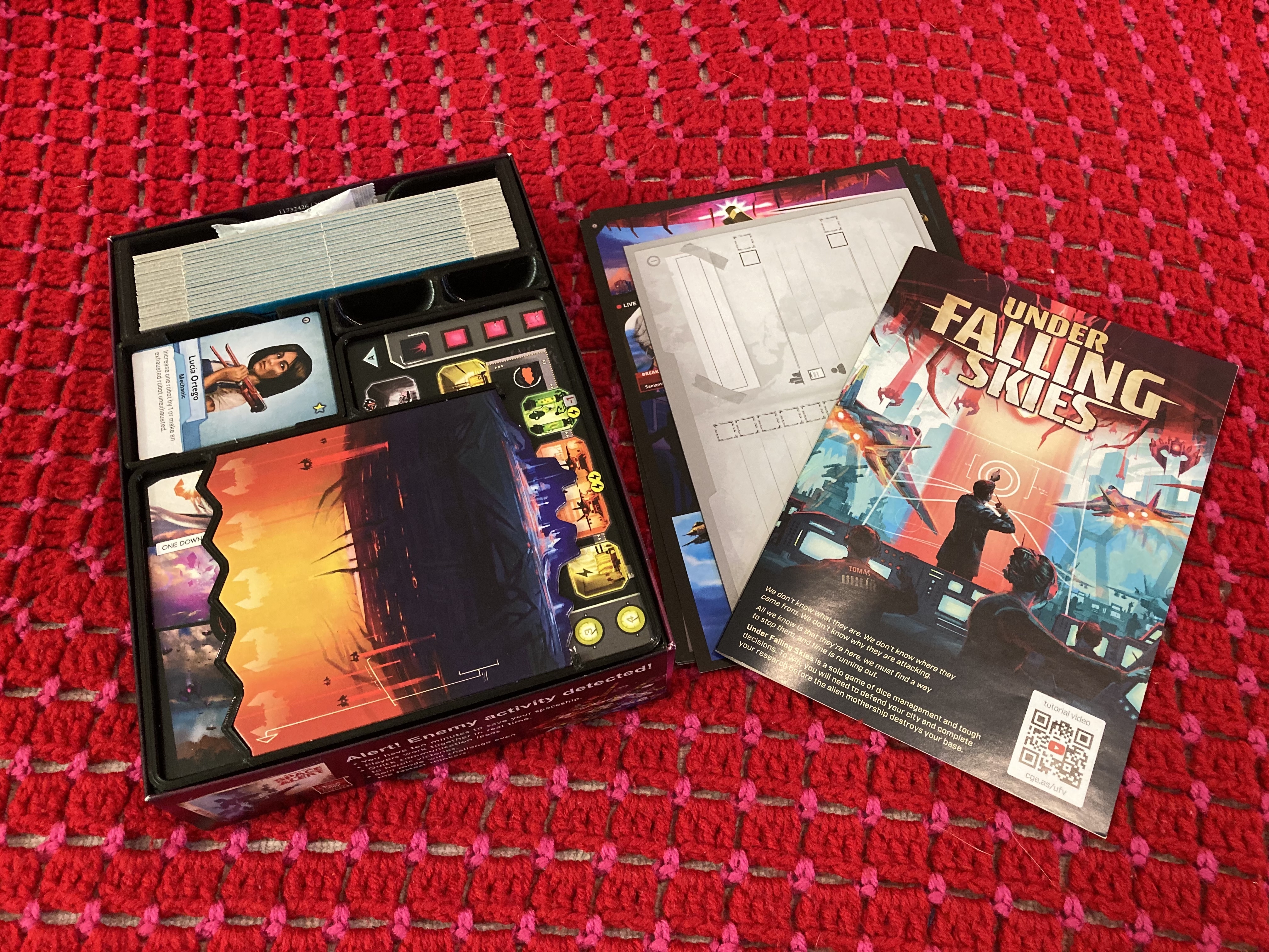 Under Falling Skies Organizer Insert