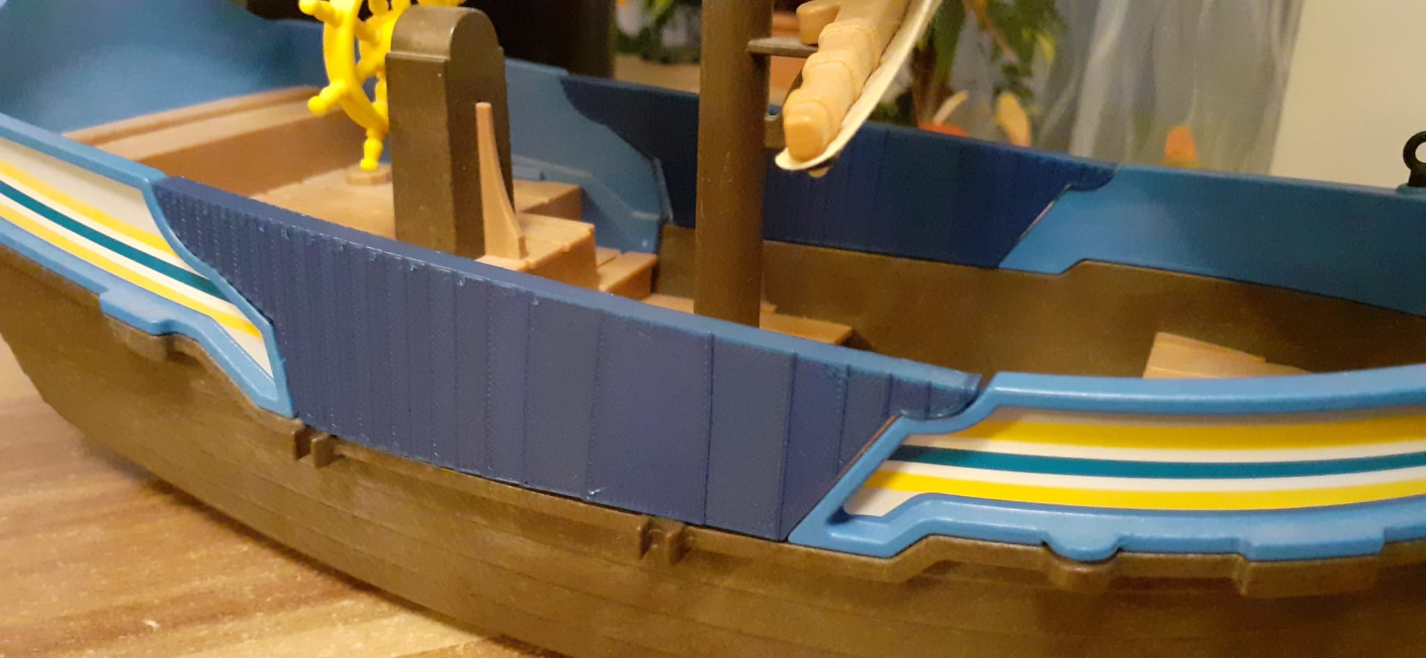 157984 playmobil pirate boat component