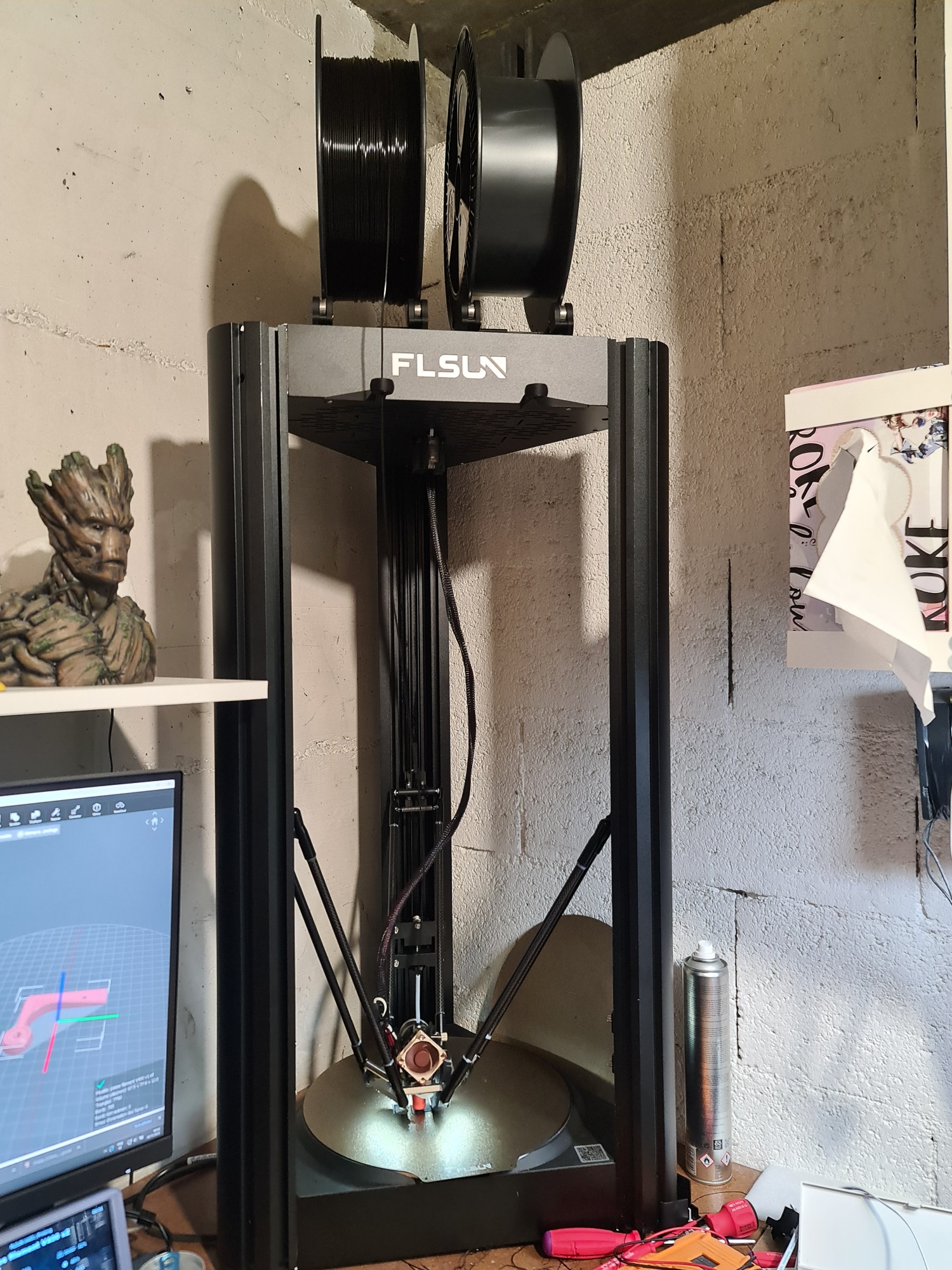 Passe File Passe Filament Flsun V400 by Yumiko | Download free STL model ...