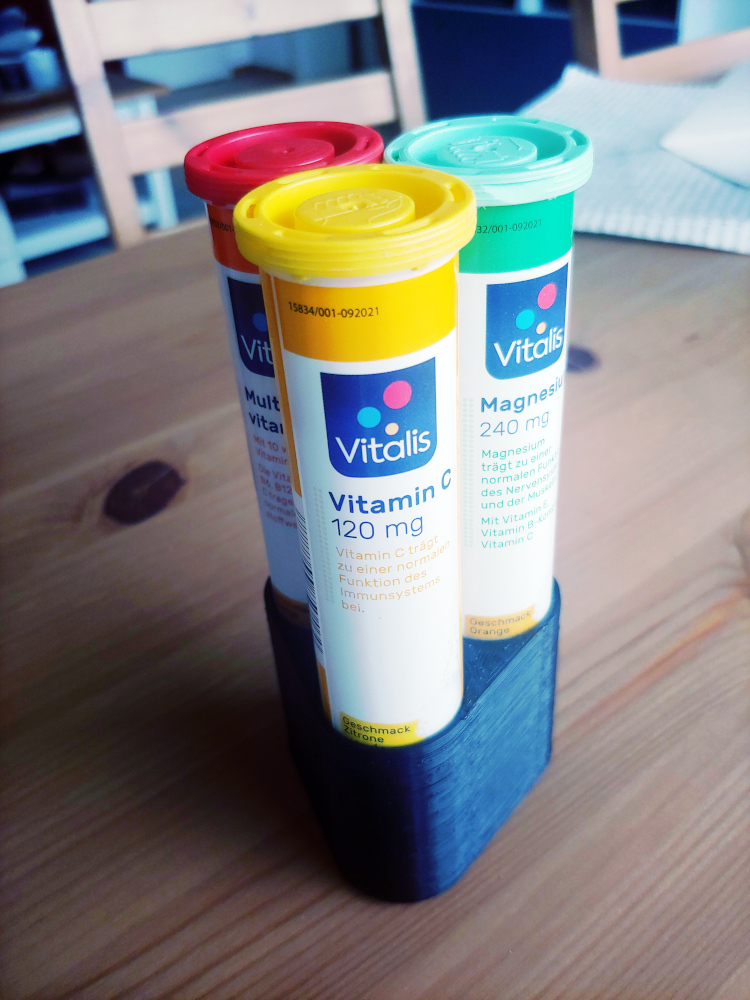 Halterung für Vitamintabletten