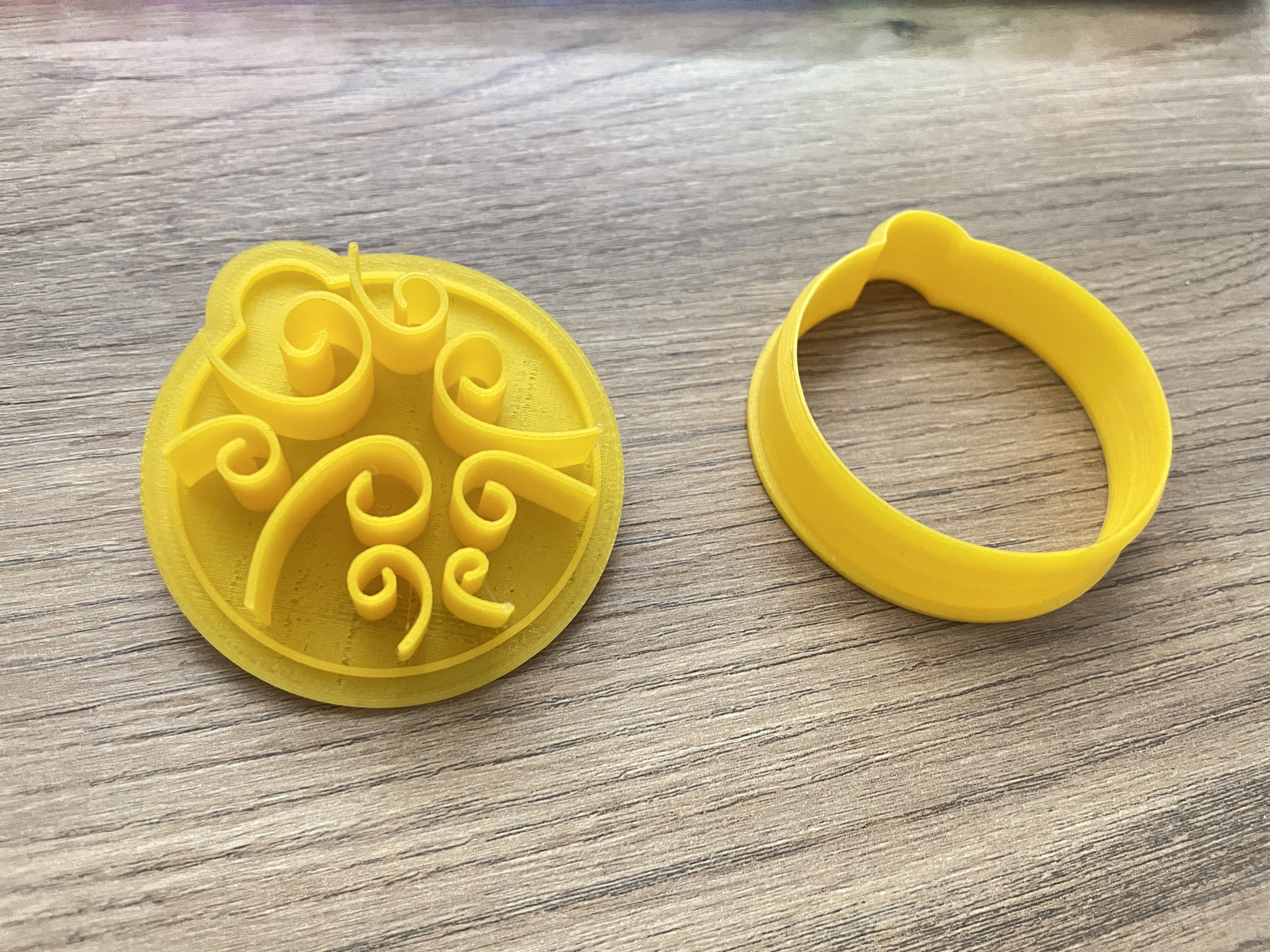 Christmas ball cookie cutter