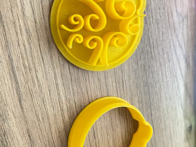 Christmas ball cookie cutter