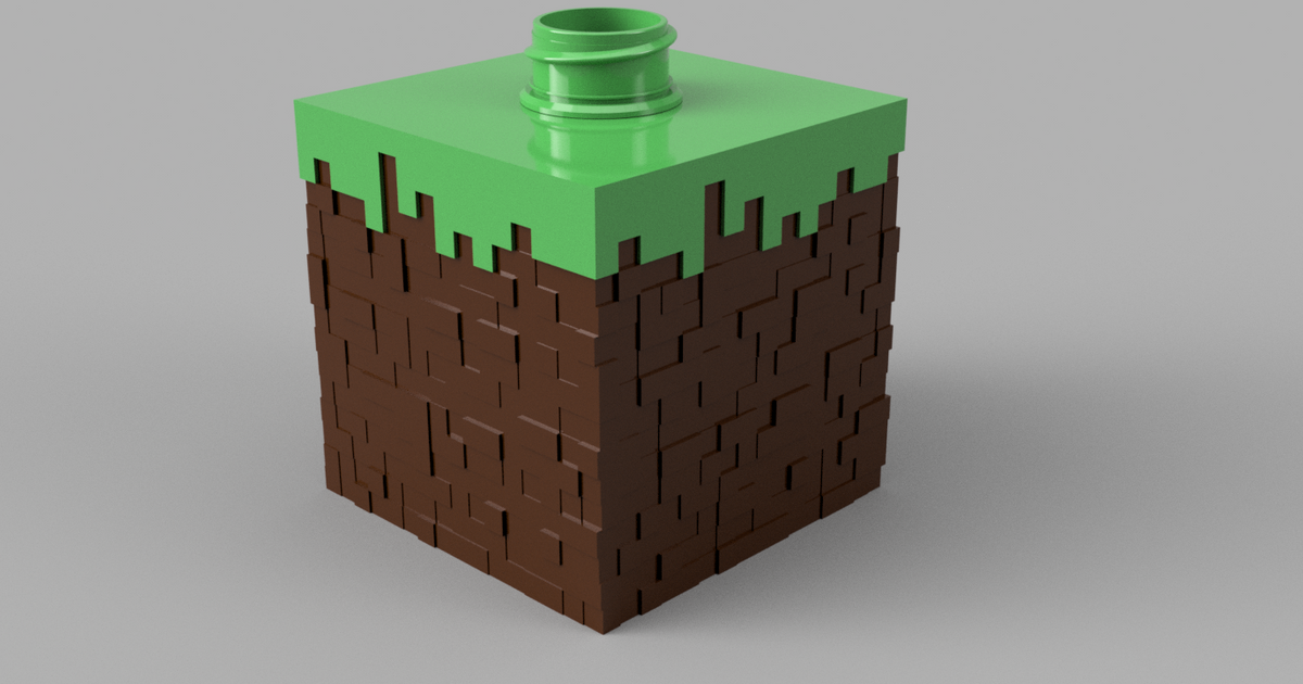 Minecraft Grass Block 3D 3D model