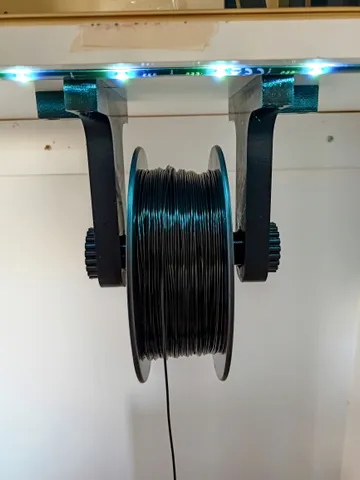 Overkill filament roll hanger