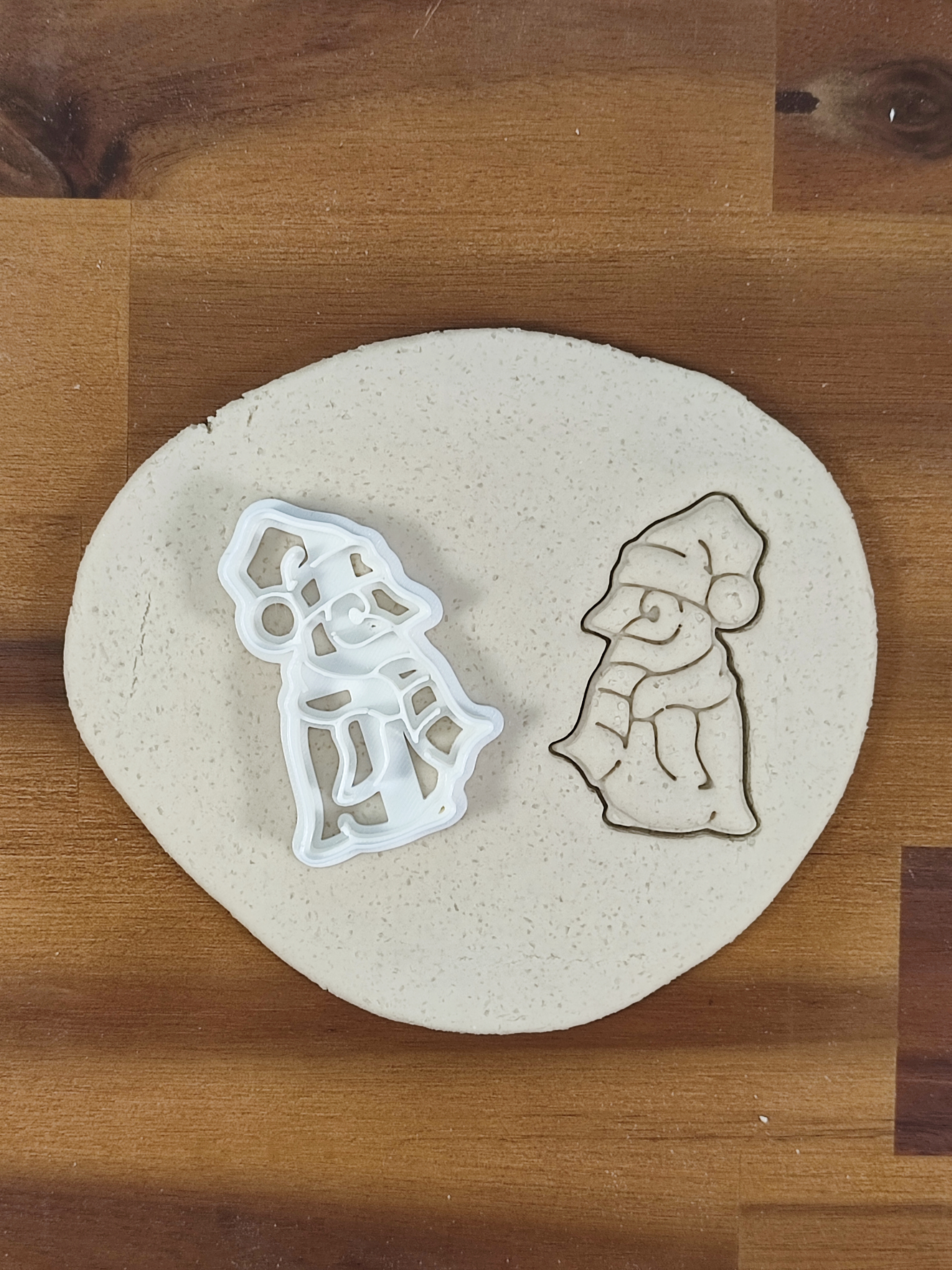 Christmas penguin cookie cutter