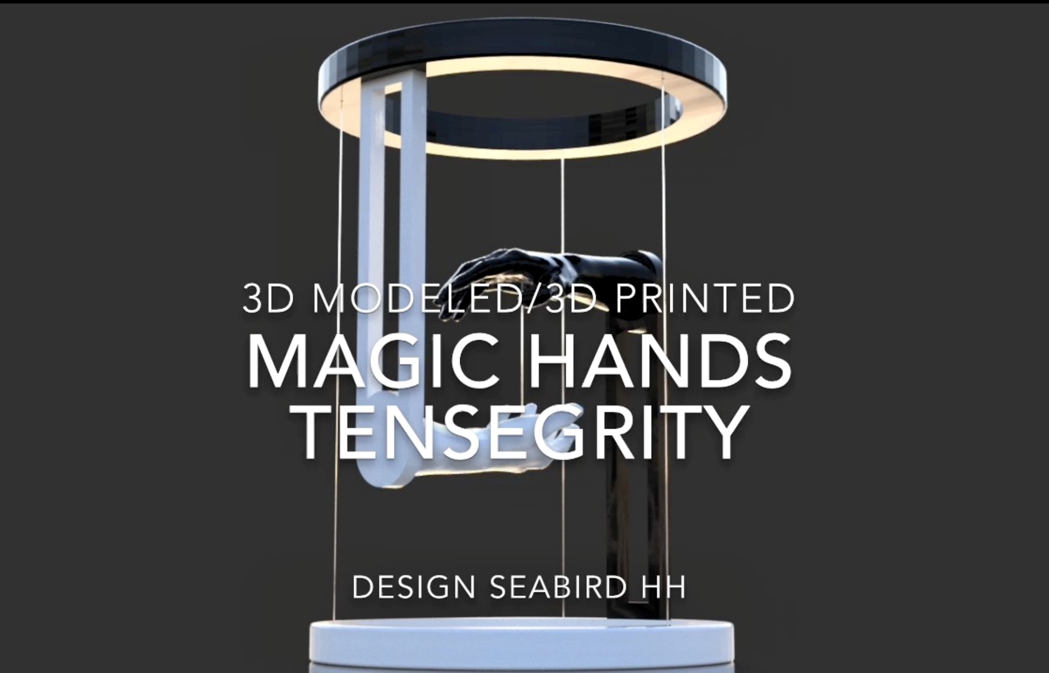 Miniatura 3 do modelo 3D Magic Hands - Tensegrity