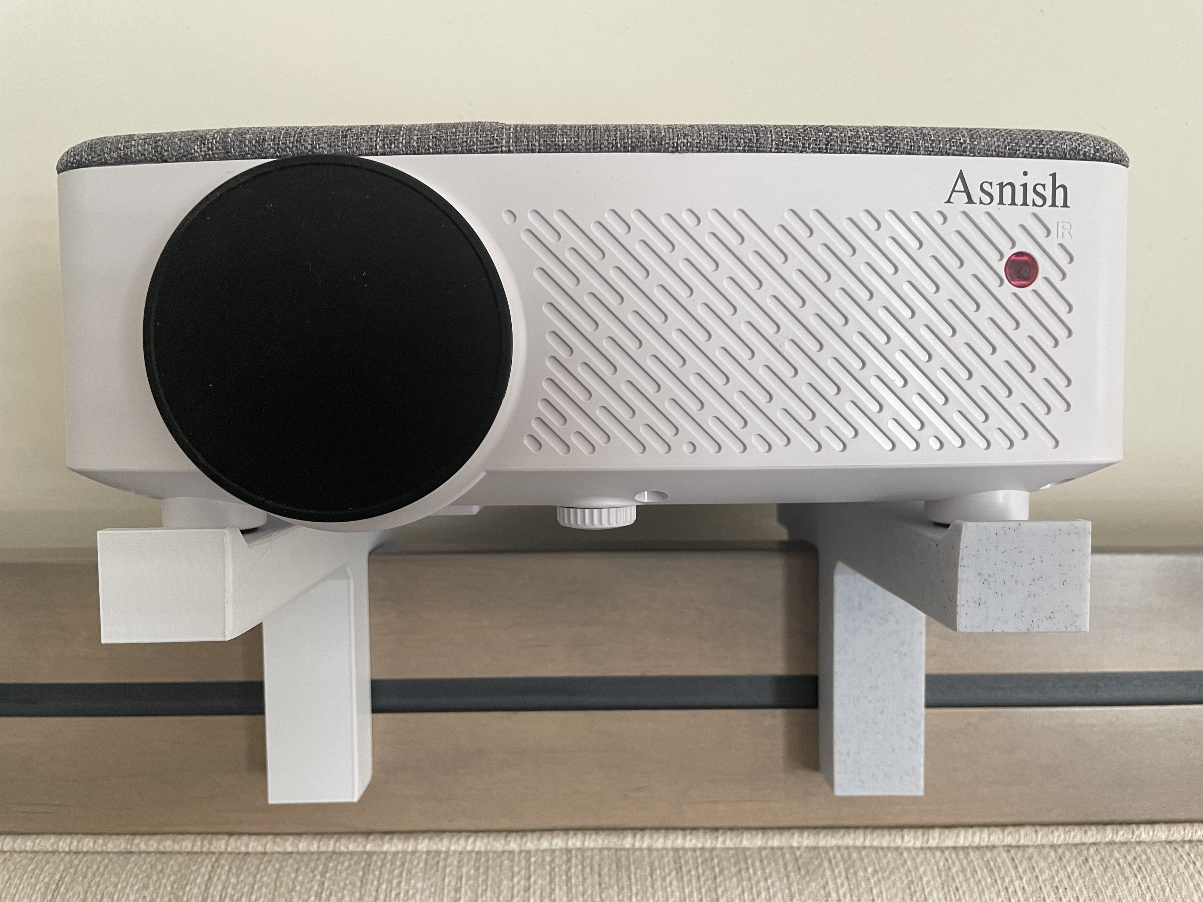Video projector headboard stand