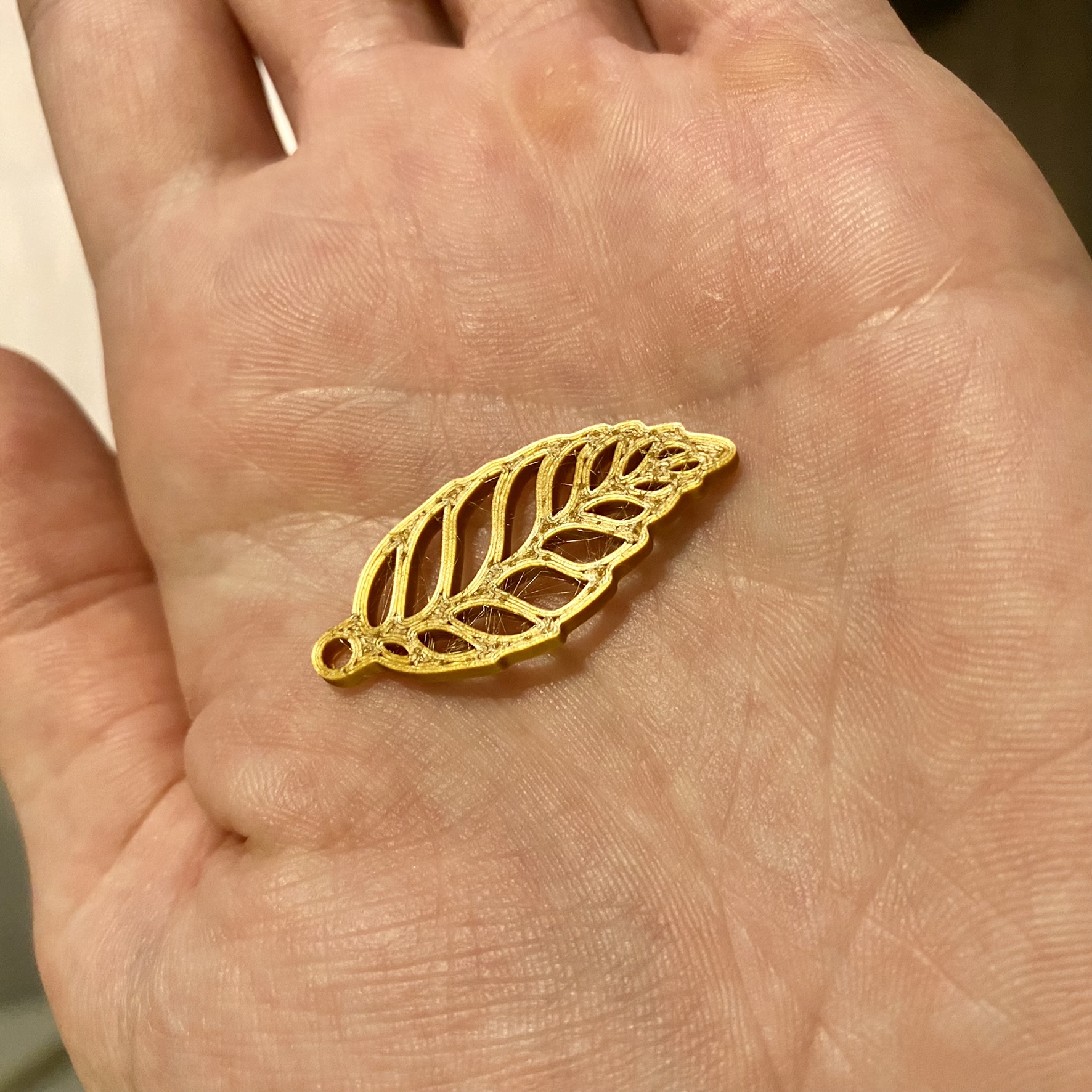 Miniatura 3 do modelo 3D Leaf earrings