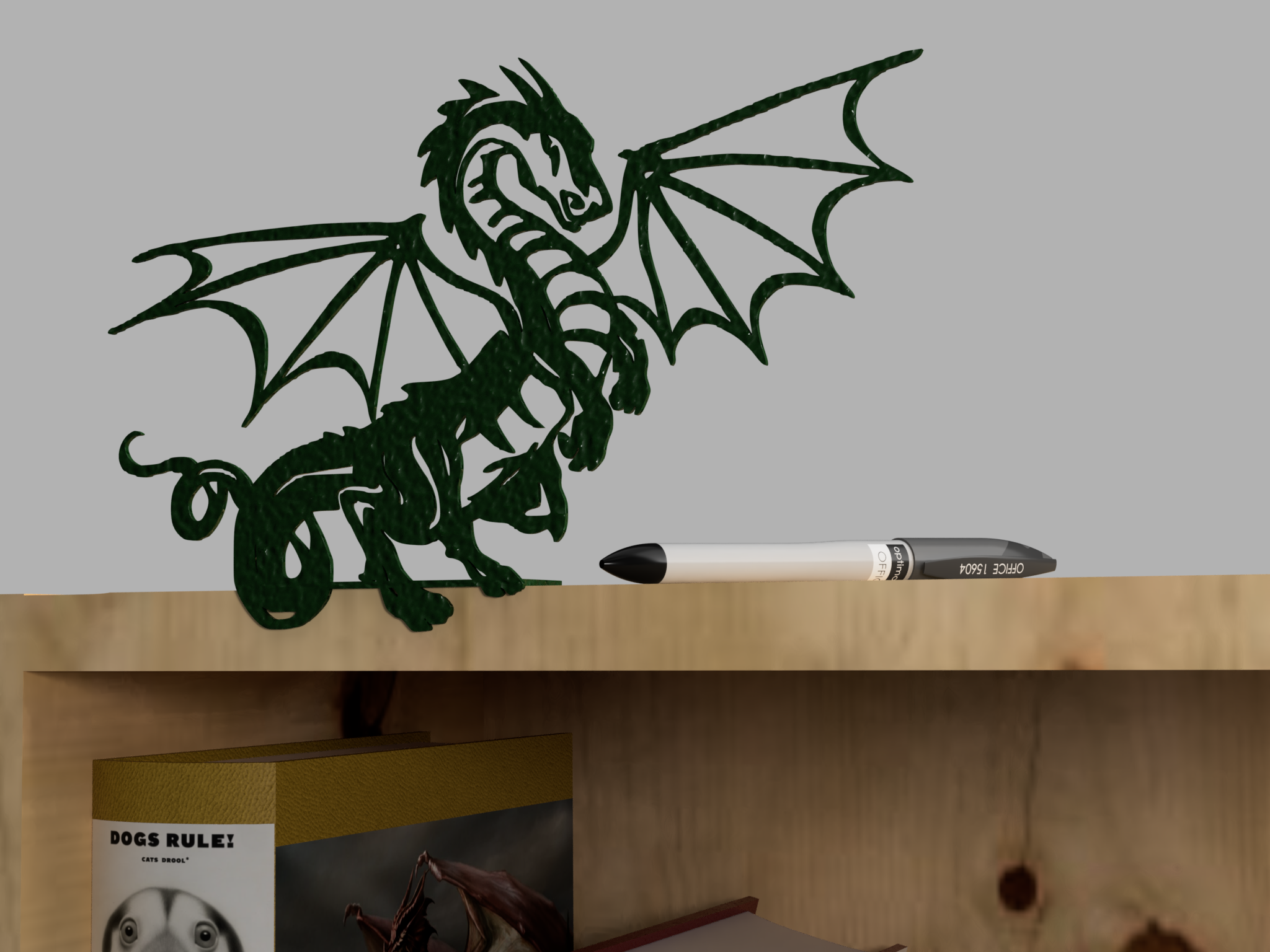 2D artwork of a dragon by Joe | Download free STL model | Printables.com