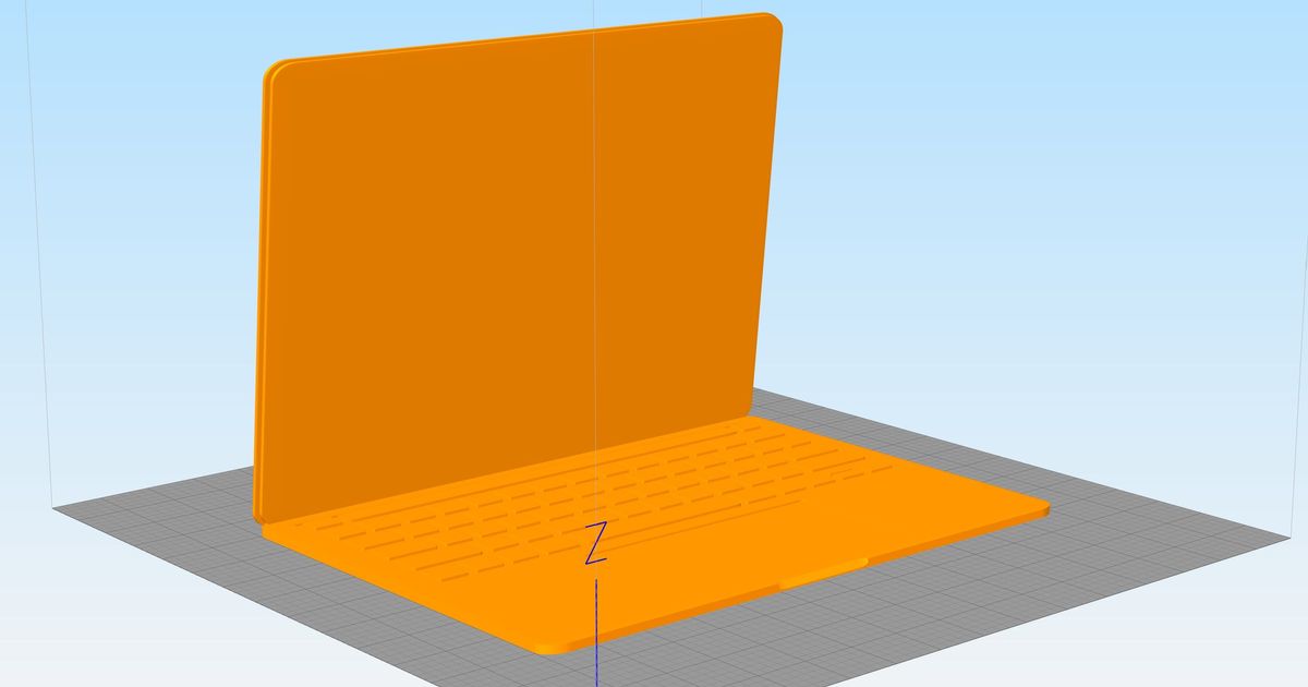 Laptop / Imac Model - Prop by Viridian | Download free STL model ...