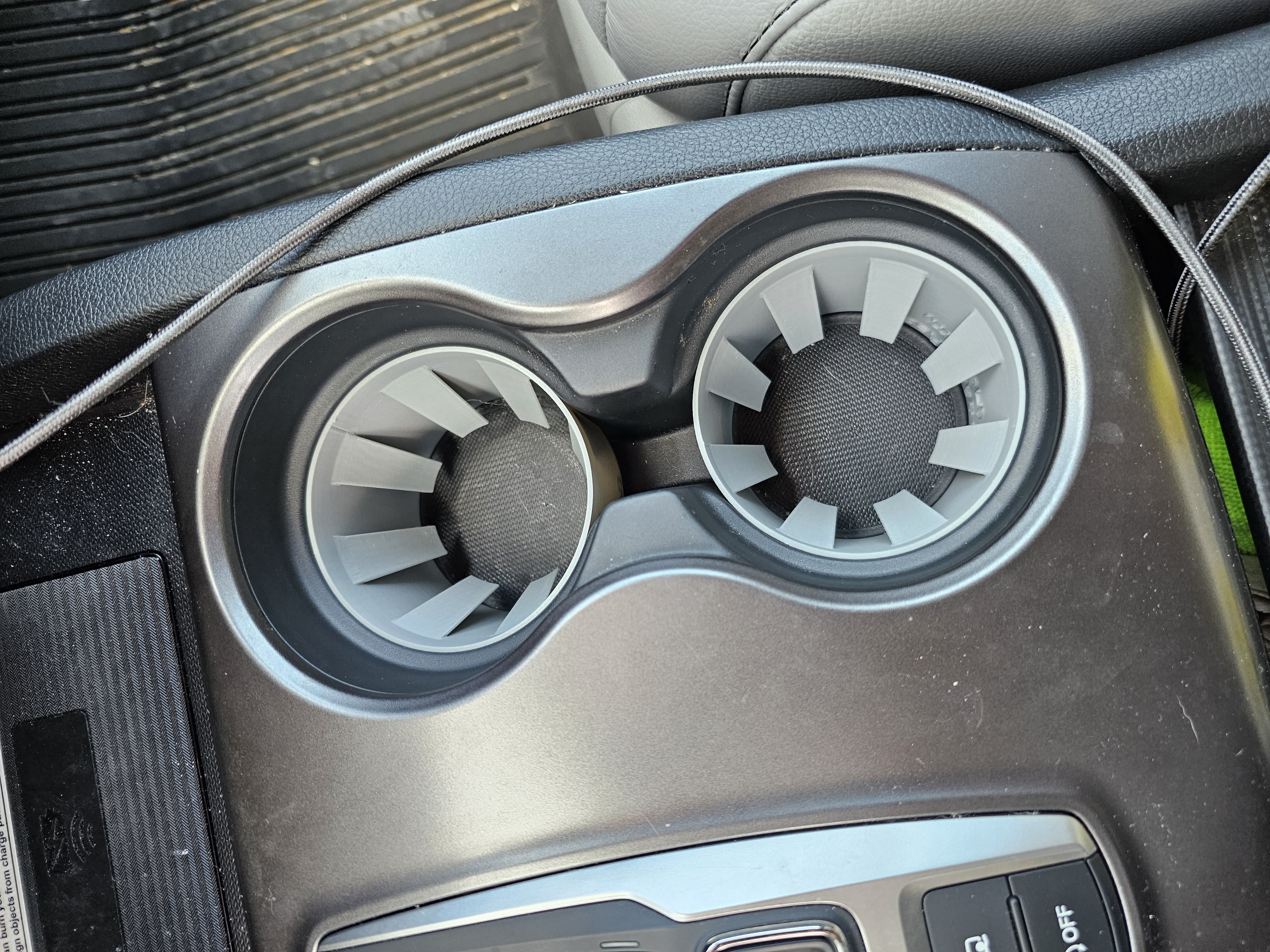 Cup Holder Insert for 2019-2025 Honda Passports (and I think 2016-2022 Pilots and 2017-2025 Ridgelines)