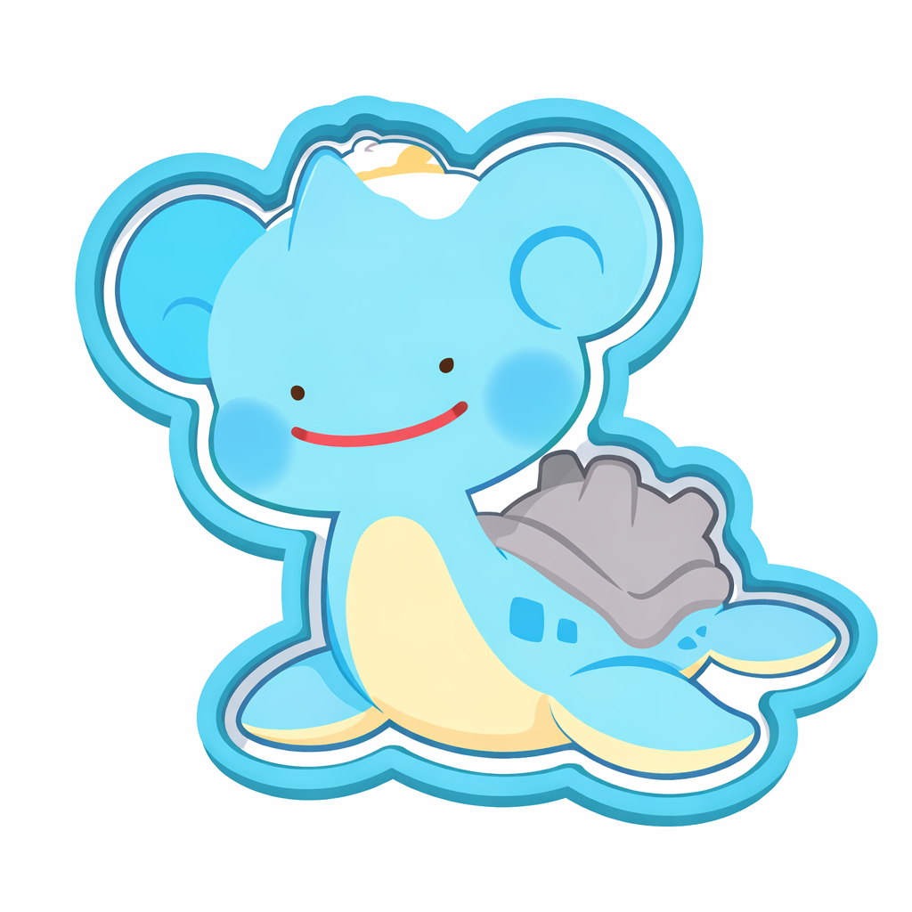 Pokopia Lapras Cookie Cutter