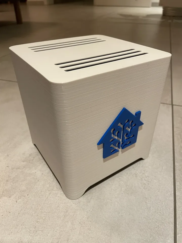 Shell with vents for modular mini server case by Jeanlucpica | Download ...