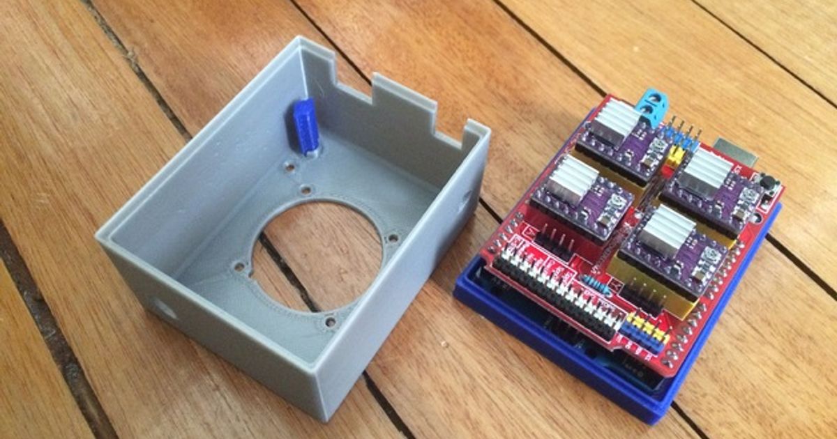 Arduino CNC Shield Case by JimmyV | Download free STL model ...