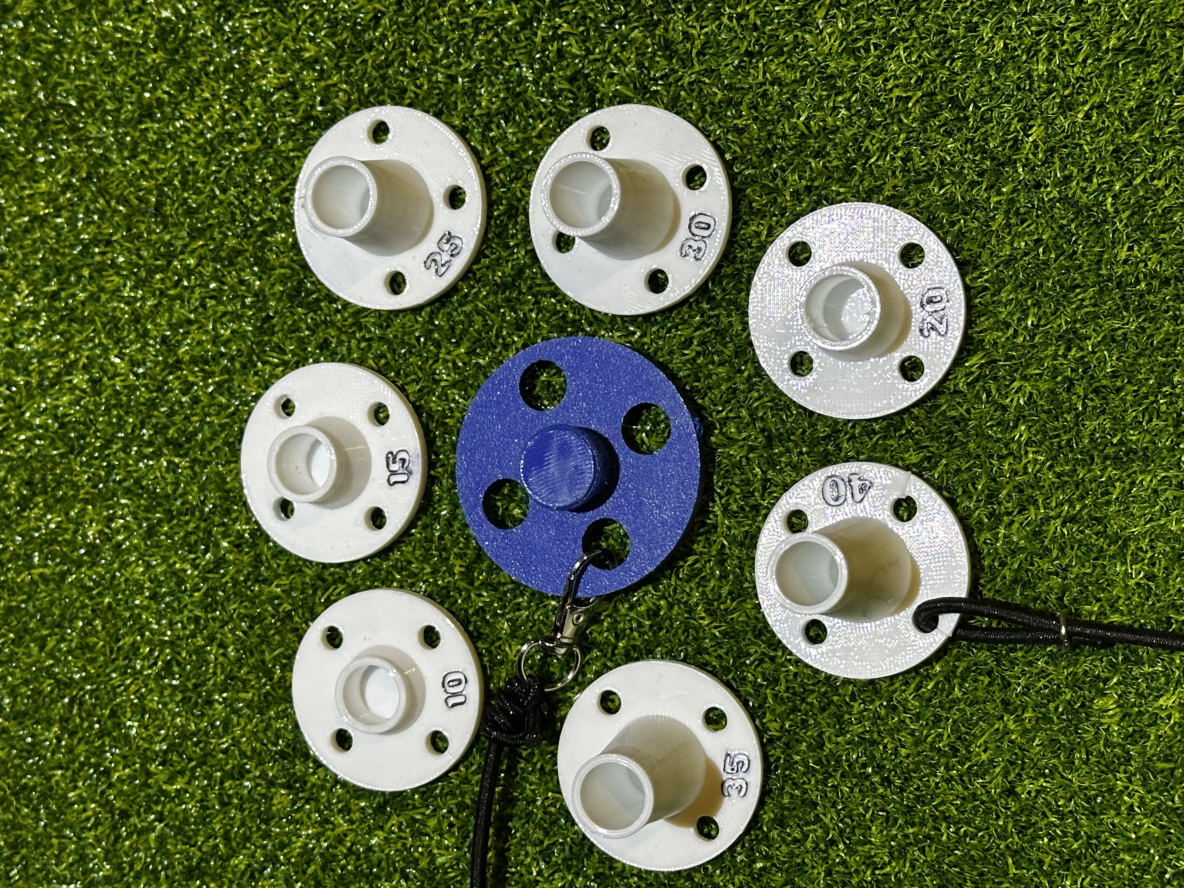 Simulator Golf Mat Tee Anchor System