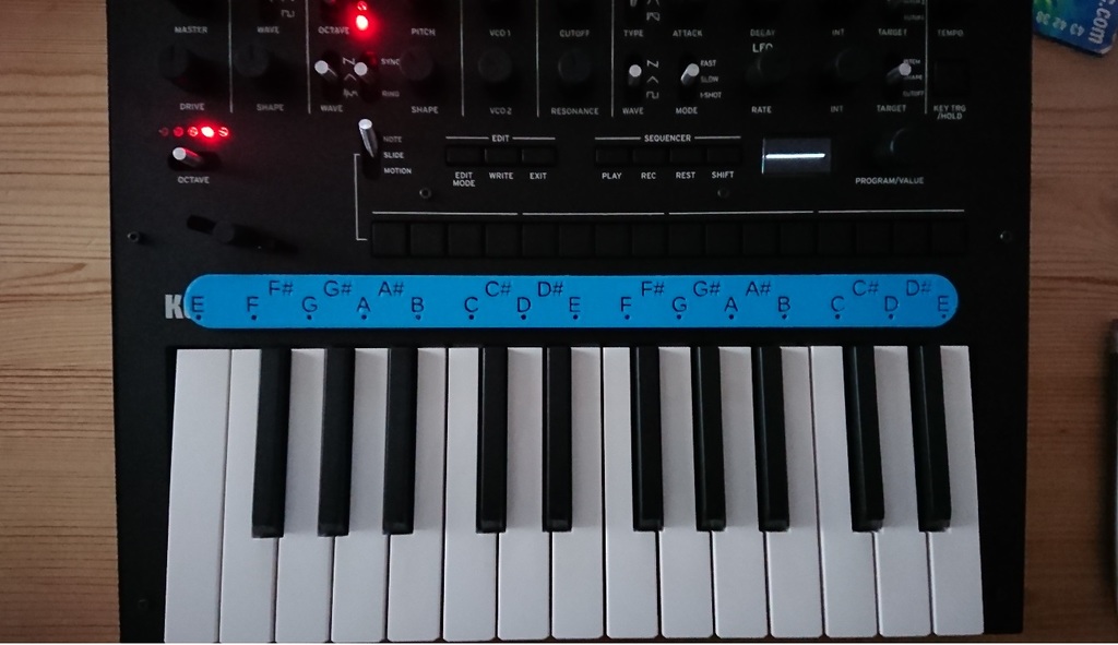Korg monologue Node placard