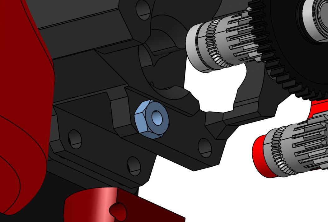 SDGX Small dual gear direct drive extruder for Ender 3 Work in