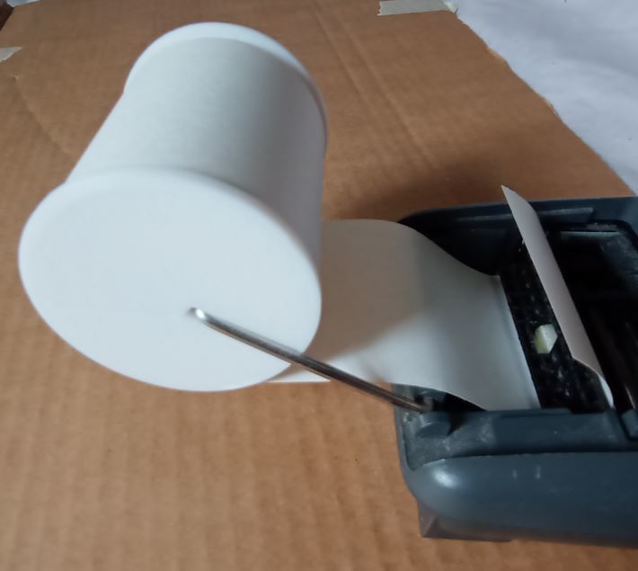 Casio HR8B Printing calculator paper holder to spool adapter by