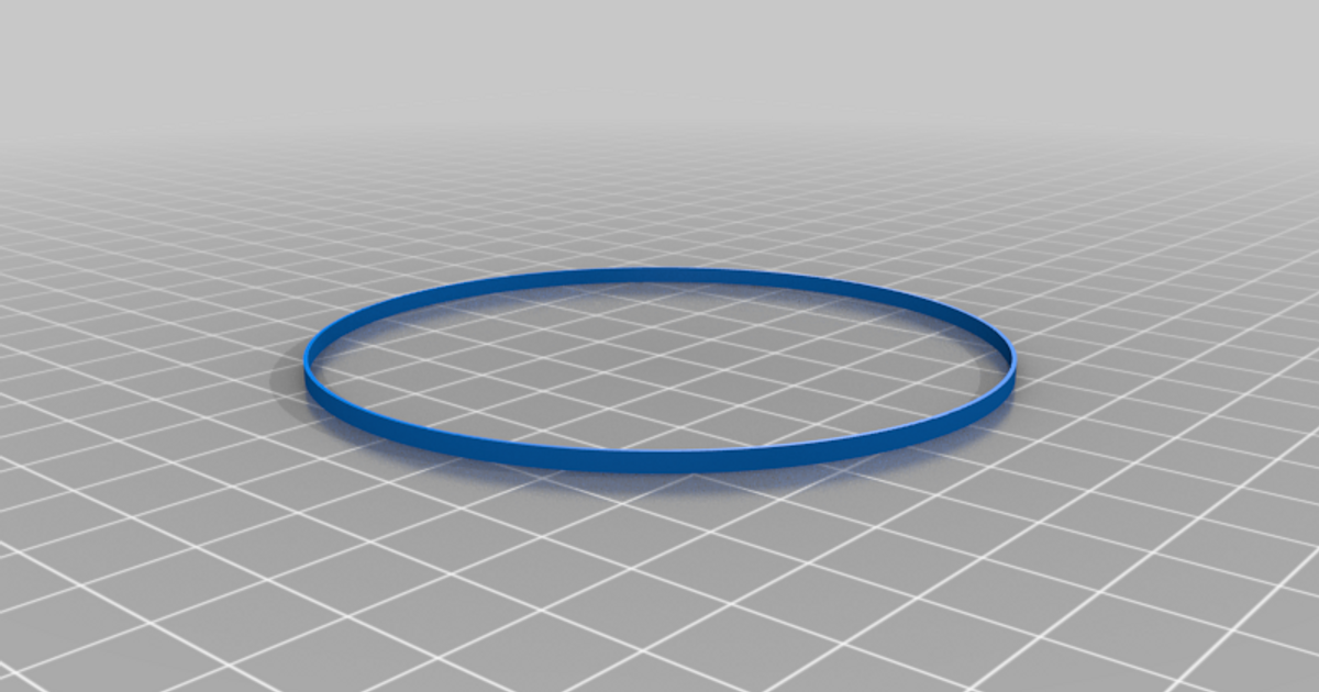 Atari STFM floppy drive belt by Sagittario Download free STL model