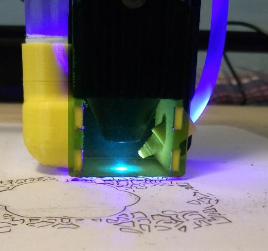 3D Printable Air Assist Adapter for AtomStack A5 Pro Laser