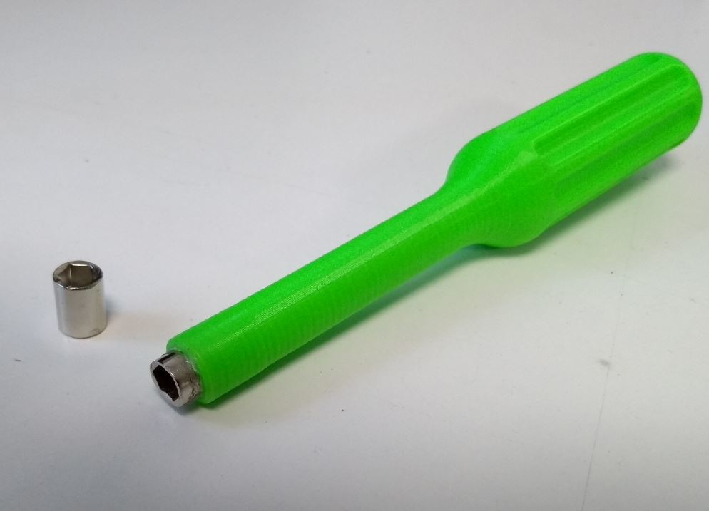 5mm nut driver handle (using nut driver from new PC build fixings) by