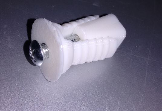 Toilet seat plug fixing