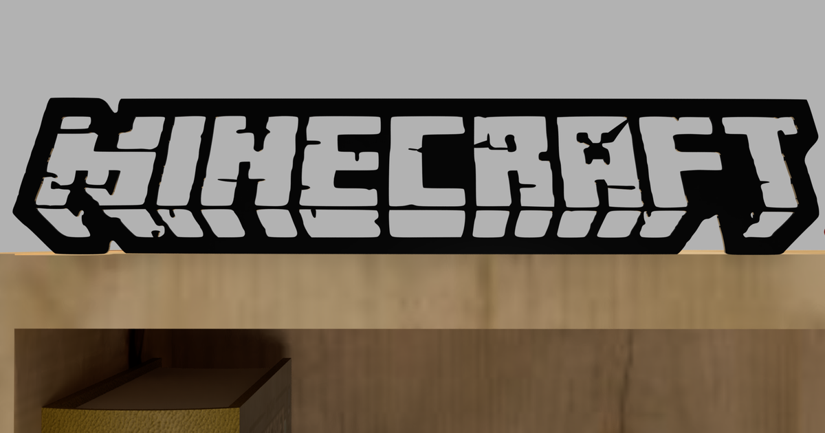a Minecraft sign by Joe Download free STL model