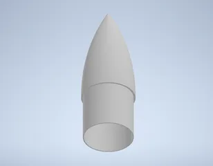 Nosecone assembly for 4inch inner diameter 4.25inch outer diameter rocket