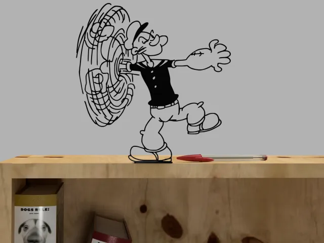 Popeye winding up