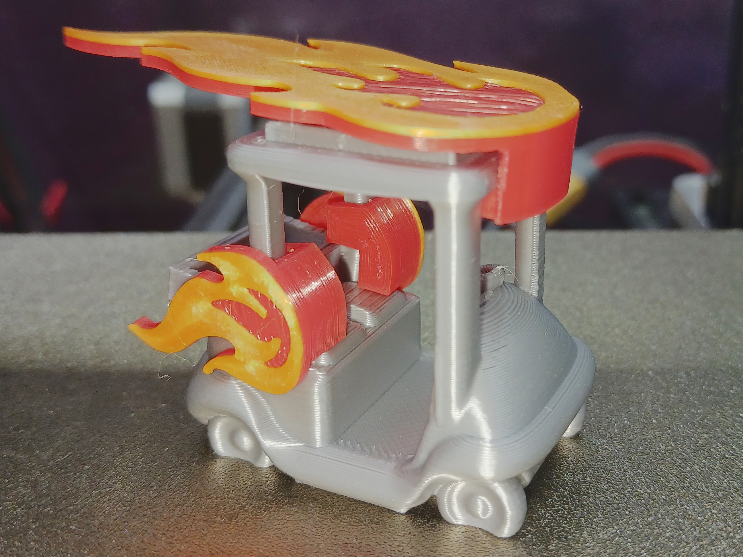 Clip On Flame Decal Kit For E3D Buggy