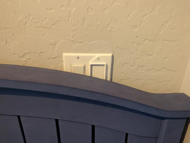 Light switch guard, rocker style