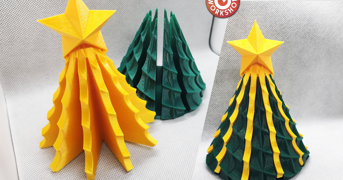 Interlocking Xmas Tree 2-piece by Triple G Workshop | Download free STL ...