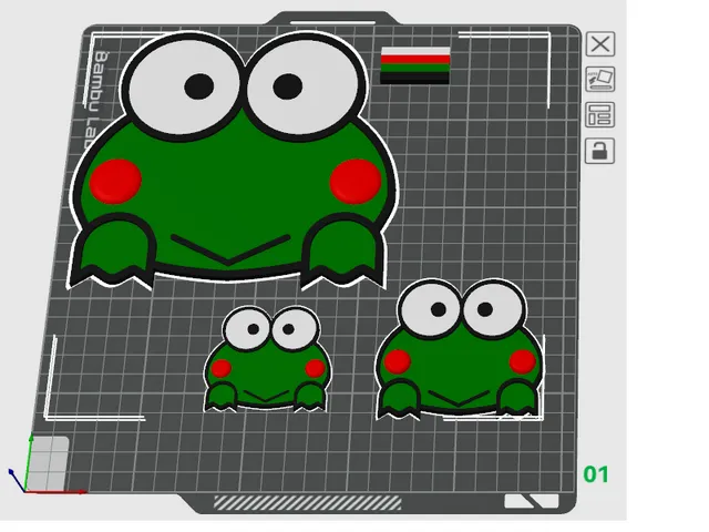 Keroppi Frog Fridge Magnets