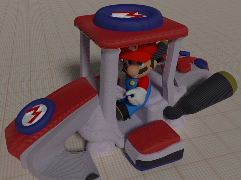 E3D Mario Speed Buggy (Never Break)