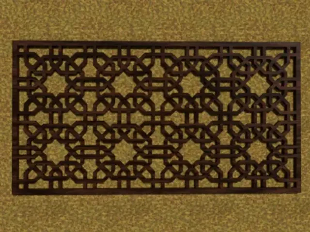 Orient Ornamentic Wood Frame