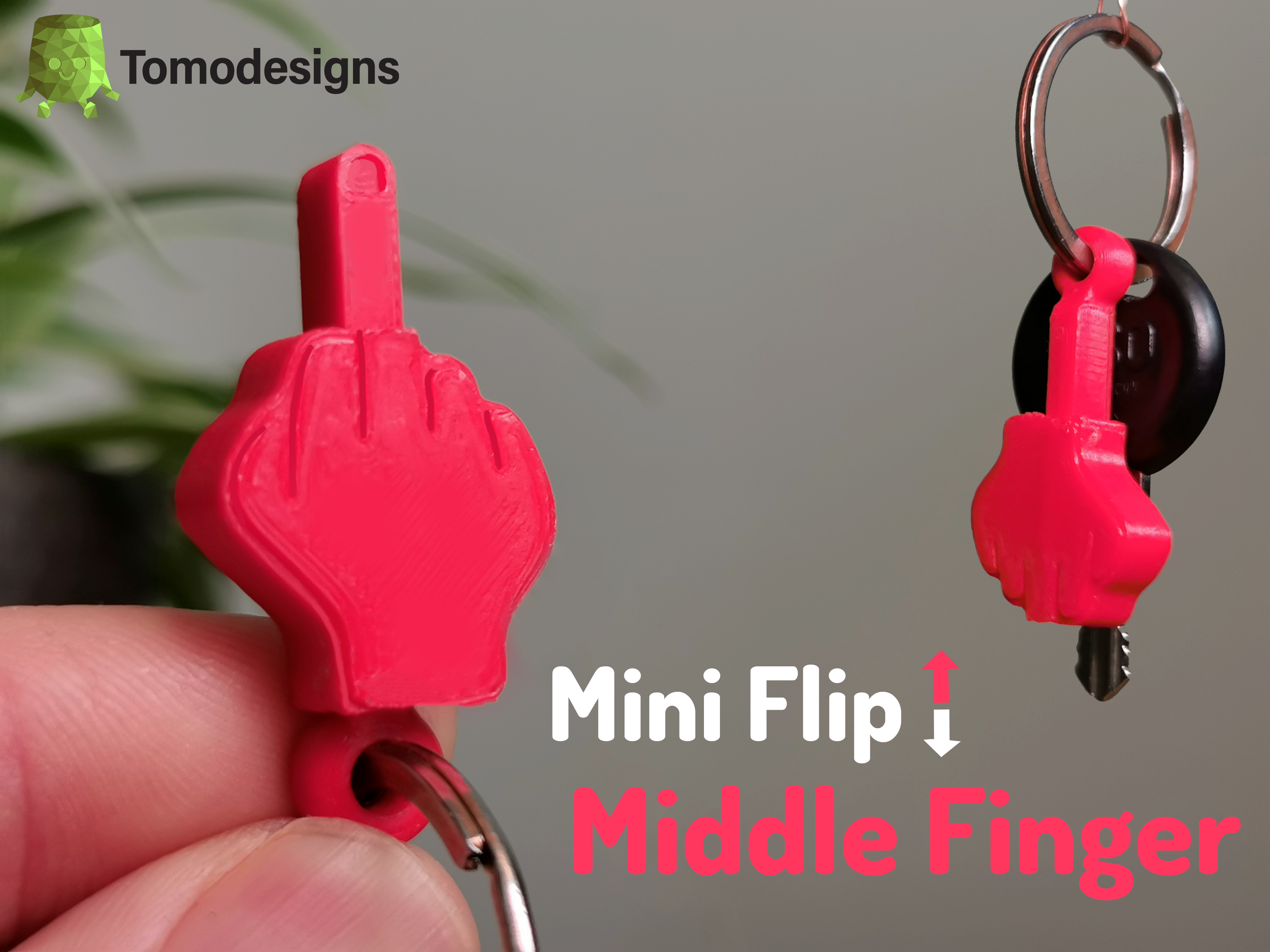 Middle Finger Happy Pot by TomoDesigns, Download free STL model