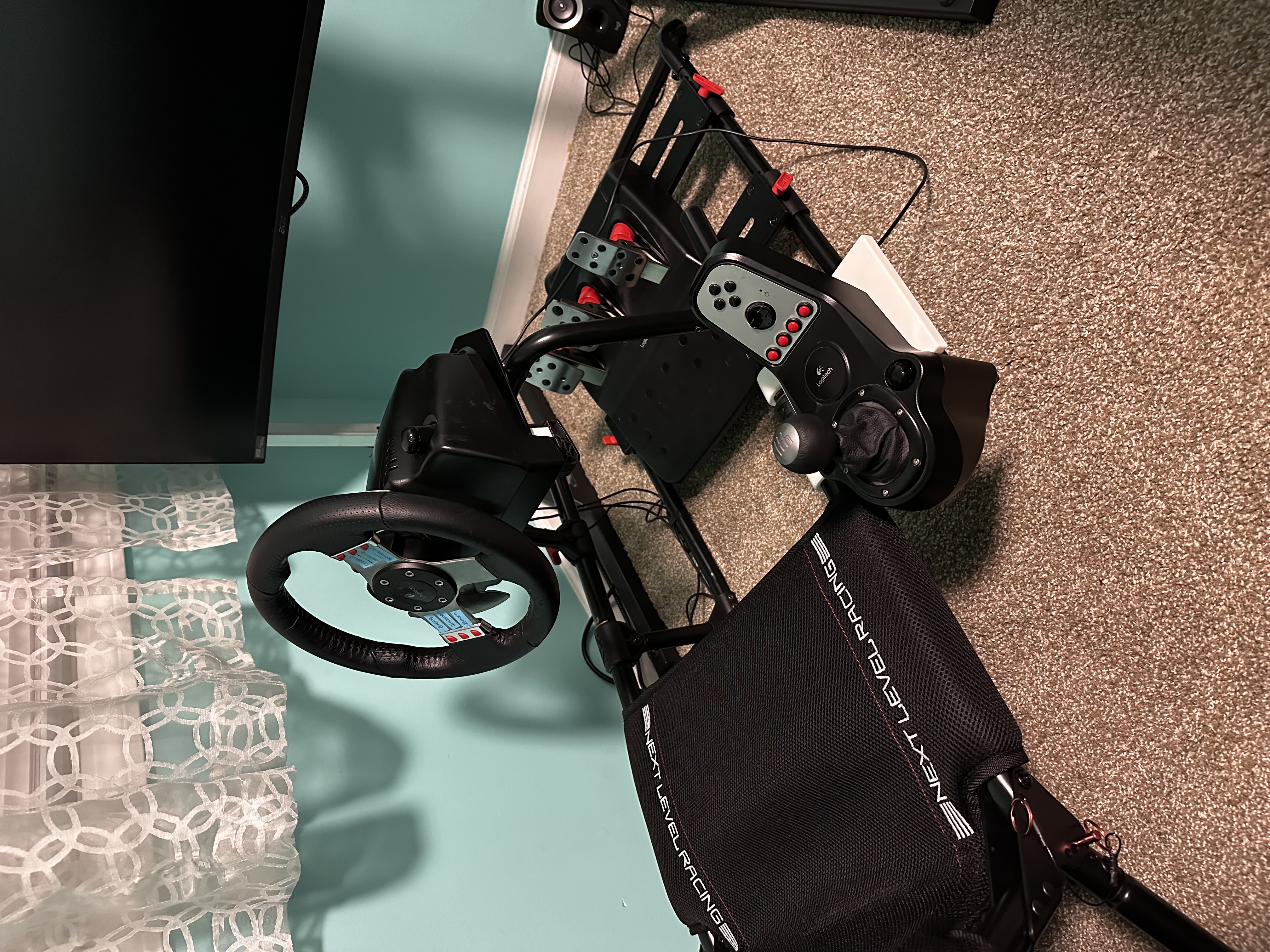 Next Level Racing GTLite Junior - Logitech G27 Shifter Mount