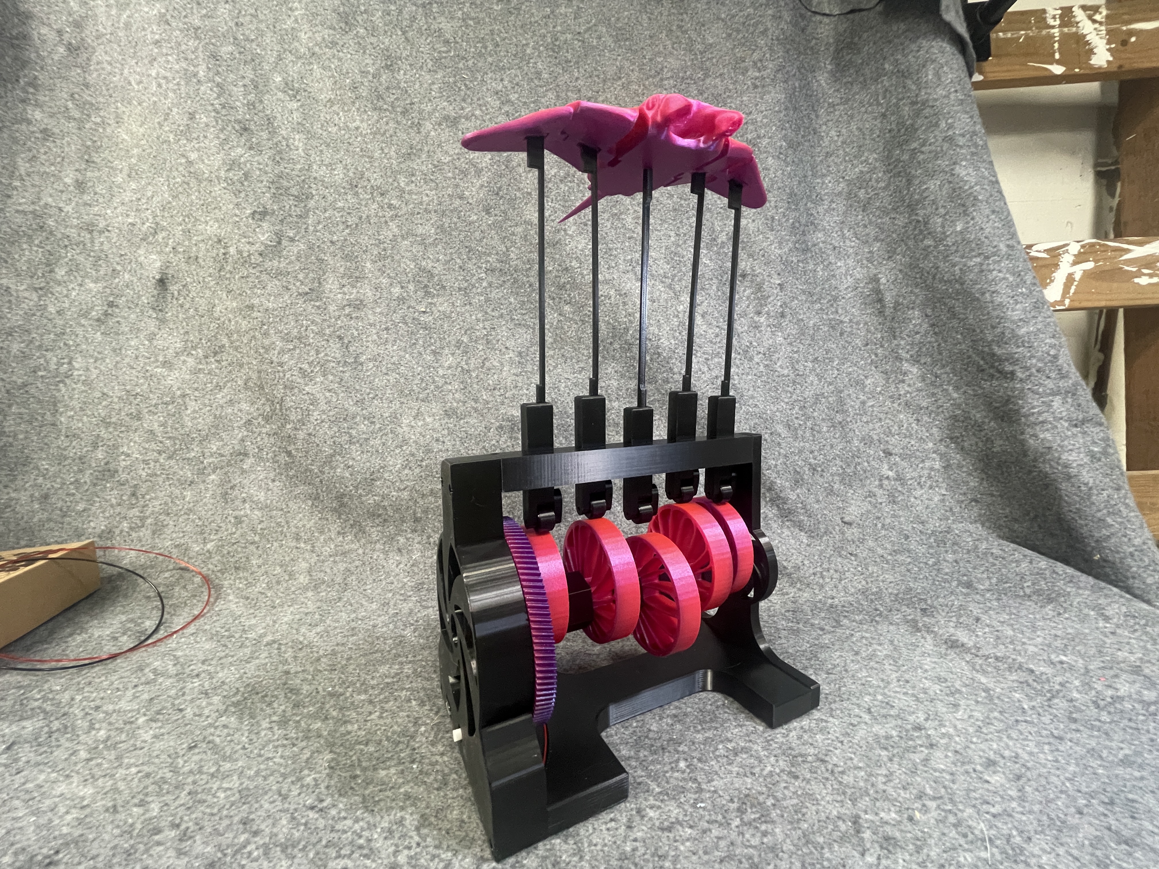 Manta Ray Kinetic Sculpture Automata 3D model