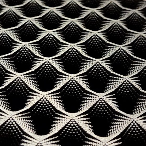Parabolic Wave Grid Panel (#2) (4x Detail)