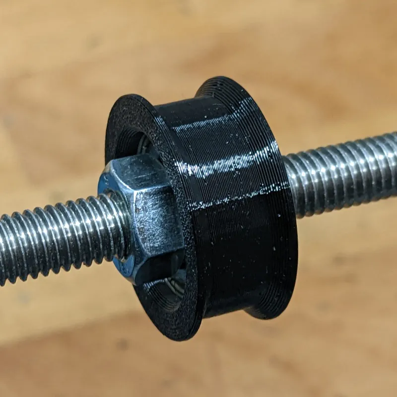 Pulley and M8 Threaded Clips for Filament Rollers by DET-Man | Download ...