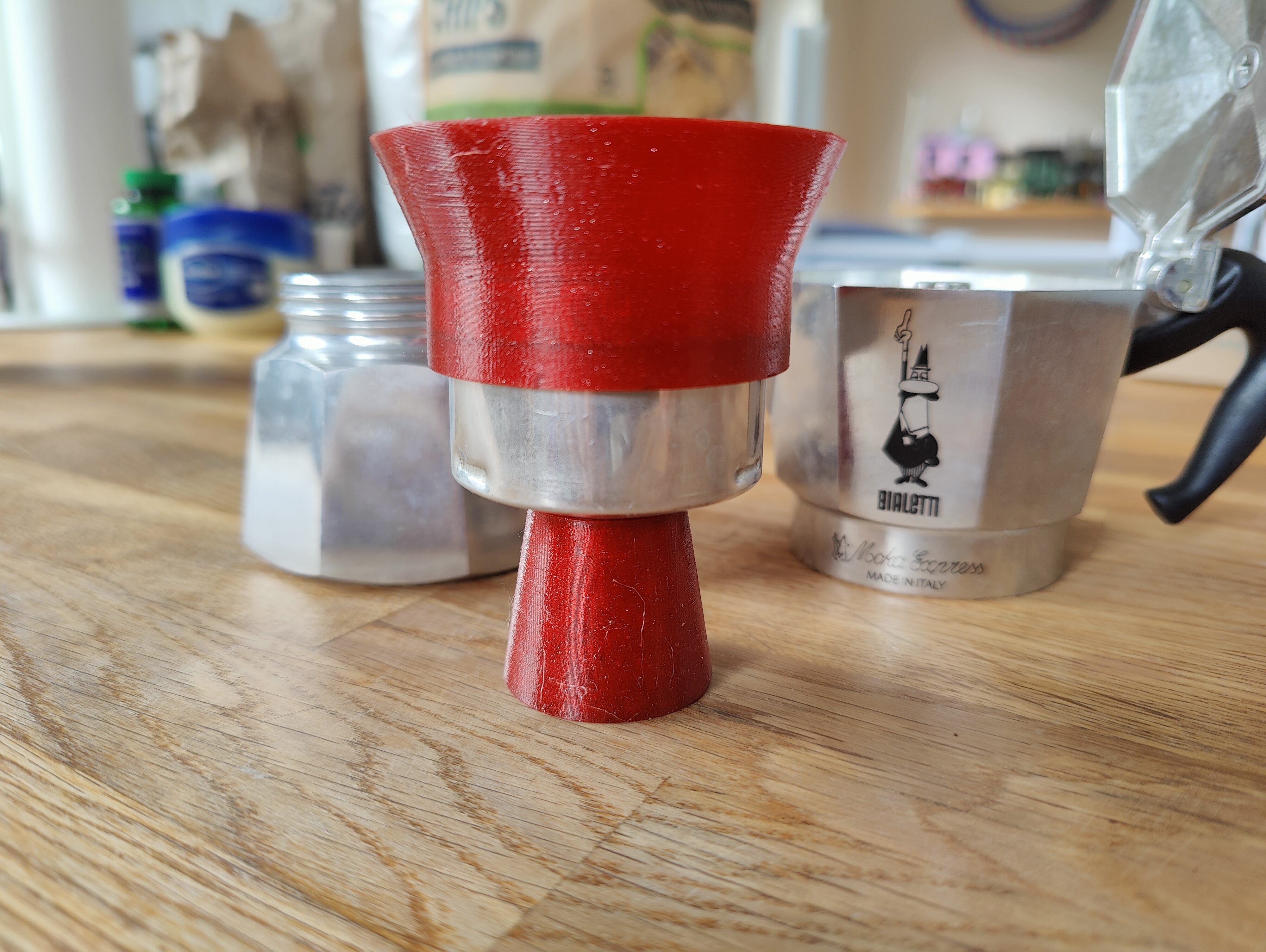 2 Cup Moka Pot Stand and Funnel for Bialetti Moka Express